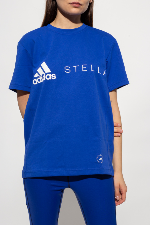【送料&関税込】Stella McCartney T-shirt With Asymmetrical H adidas Women's Lifestyle by Stella McCartney TrueCasuals